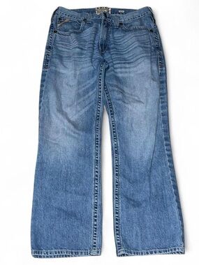 Ariat Men’s M4 3D Dallas Goldfield Relaxed Boot Cut Jeans 35x32 Western Cowboy